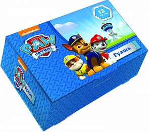 Гуашь 12 цветов из серии Щенячий Патруль (Росмэн, 30786ros)